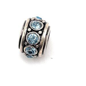 Brighton Blue Mini Glam spacer charm - 9307